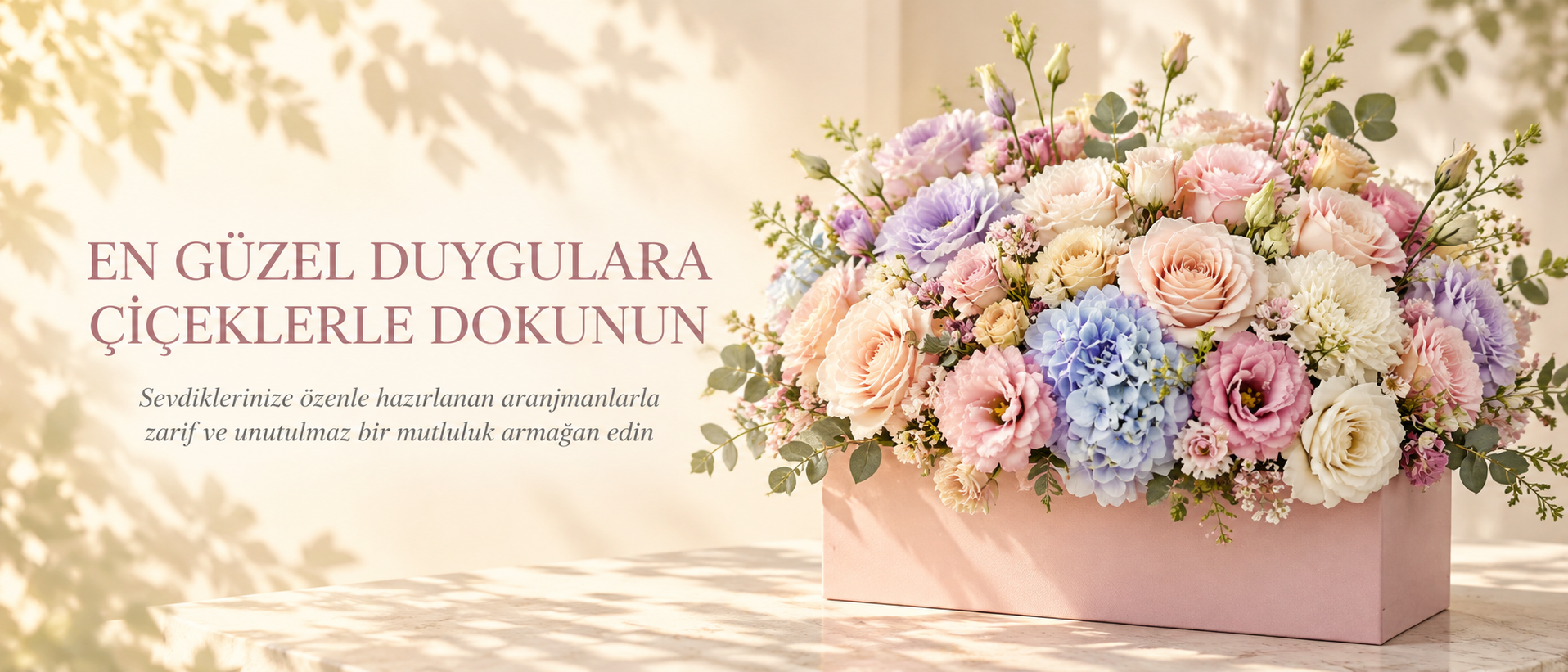 Zarif Ciceklerle Unutulmaz Dokunus